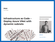 Tablet Screenshot of pkm-technology.com
